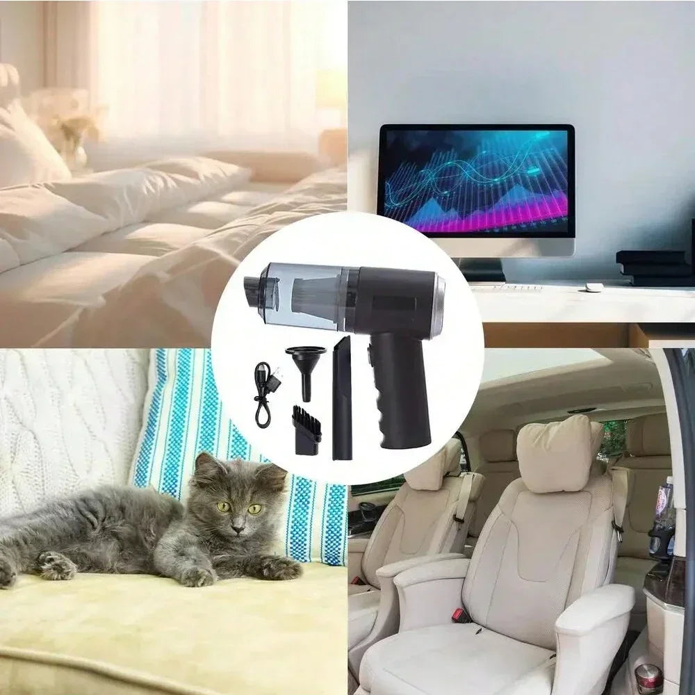 3 In 1 Cordless Car Vacuum & Air Duster