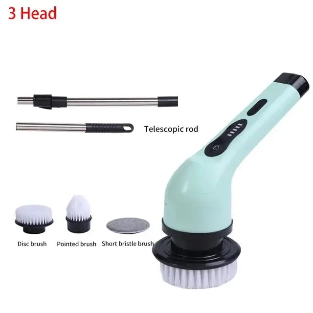 8-in-1 Cordless Electric Spin Scrubber