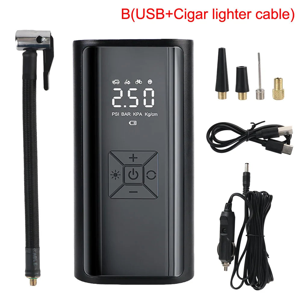 150 PSI Cordless Portable Tire Inflator & Air Compressor