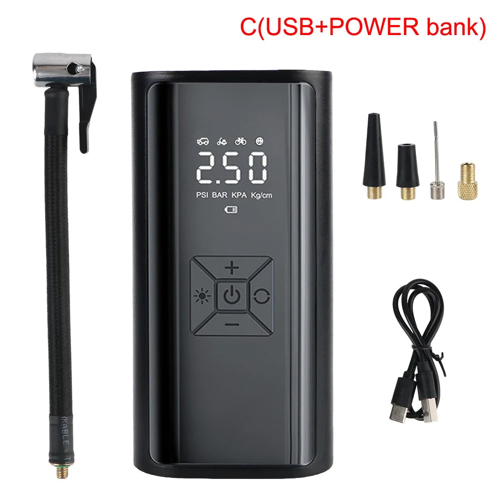 150 PSI Cordless Portable Tire Inflator & Air Compressor