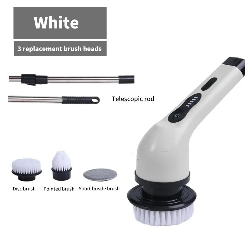 8-in-1 Cordless Electric Spin Scrubber