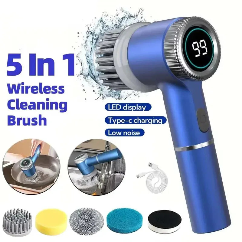 5-in-1 Wireless Electric cleaning Brush